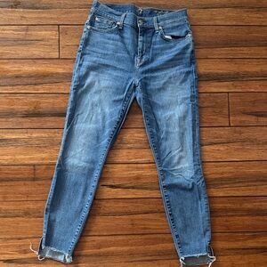 7 For All Mankind Classic Denim Skinny Jeans